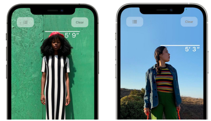 方城苹果服务网点分享通过iPhone激光雷达测量身高方法教程 